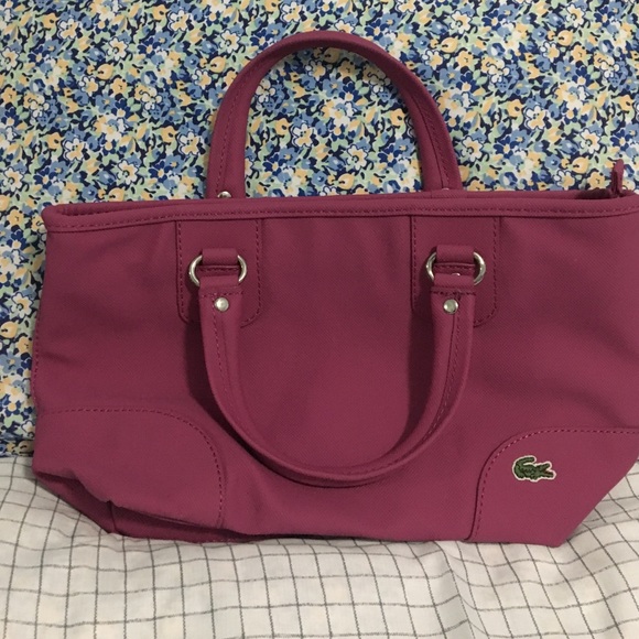Purple Lacoste Purse