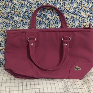 Purple Lacoste Purse