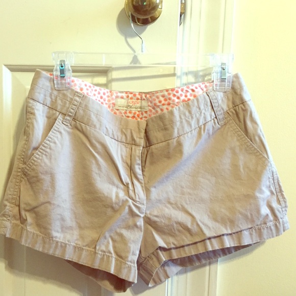 J Crew chino shorts, size 6, never worn