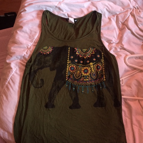 Elephant tank top long in the back - Picture 1 of 1