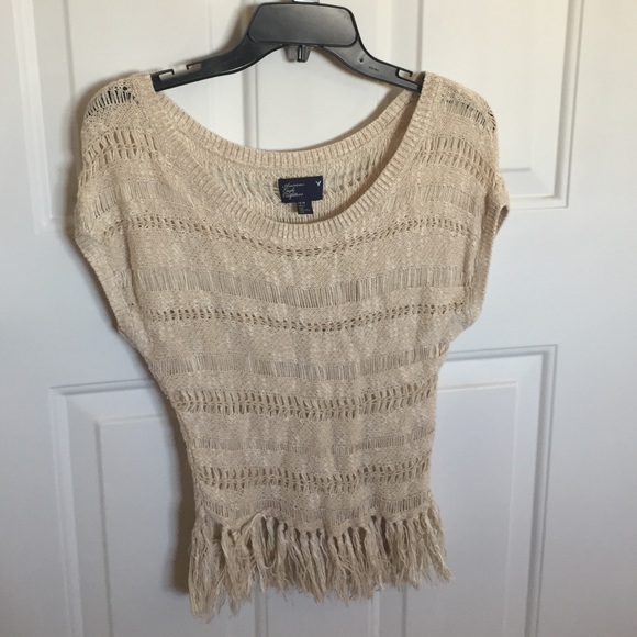 Cream American Eagle Sweater - Picture 1 of 1