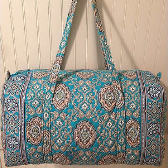 Vera Bradley large duffle totally turq