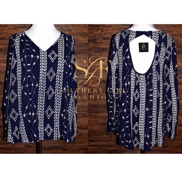 EMBROIDERED TOP Eyelet Classic Pretty Swing Blouse - Picture 2 of 4