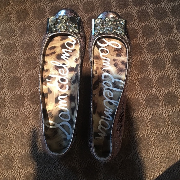 Sam Edelman Silver Studded Flats