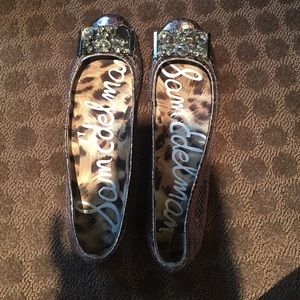 Sam Edelman Silver Studded Flats
