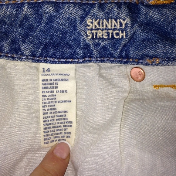 Light wash AE Skinny Jeans - Picture 3 of 4