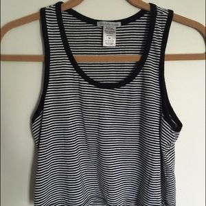 Flowy striped crop top