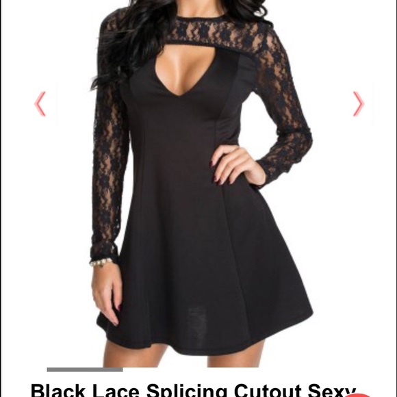 Cute black Mini party dress