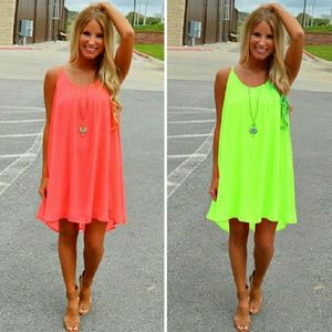 Loose Chiffon A-Line Dress