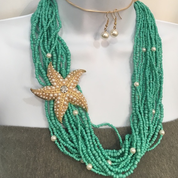 Necklace With Earrings #315 - Picture 2 of 2