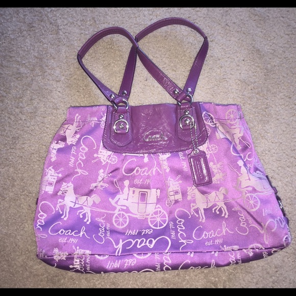 👜Purple Coach Purse 👜