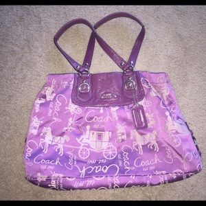 👜Purple Coach Purse 👜