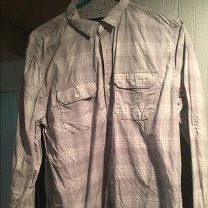 Grey button up