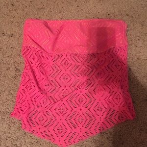 Pink and orange tankini