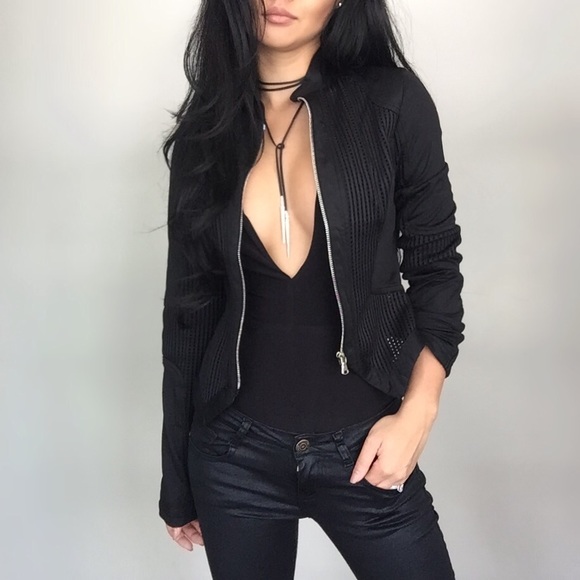 "Black Net Jacket" - Picture 3 of 4