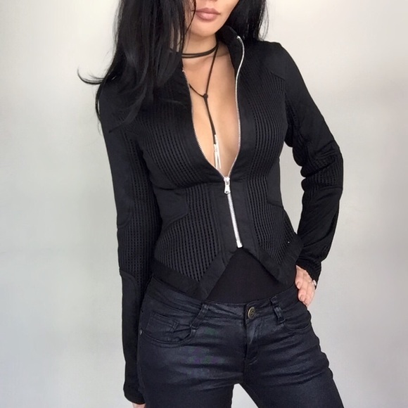 "Black Net Jacket" - Picture 4 of 4