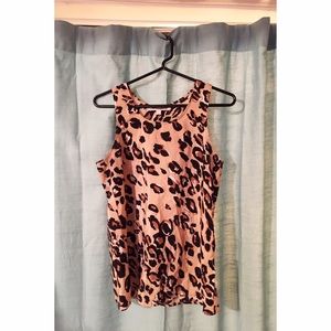 Leopard print blouse/tank