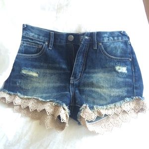 Free People Denim Shorts