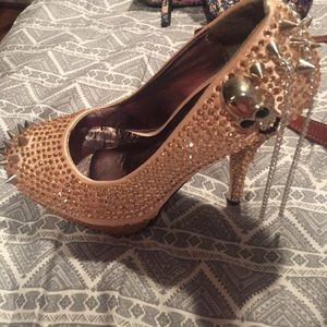 Size 6 spiked/skull heels