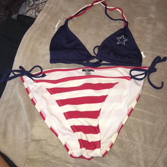 Red, White, and Blue bikini!