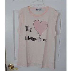 Wildfox My Heart Belongs to Me Tank