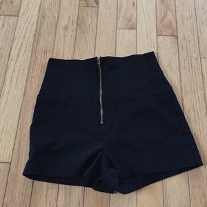 Charlotte Russe high waisted black shorts