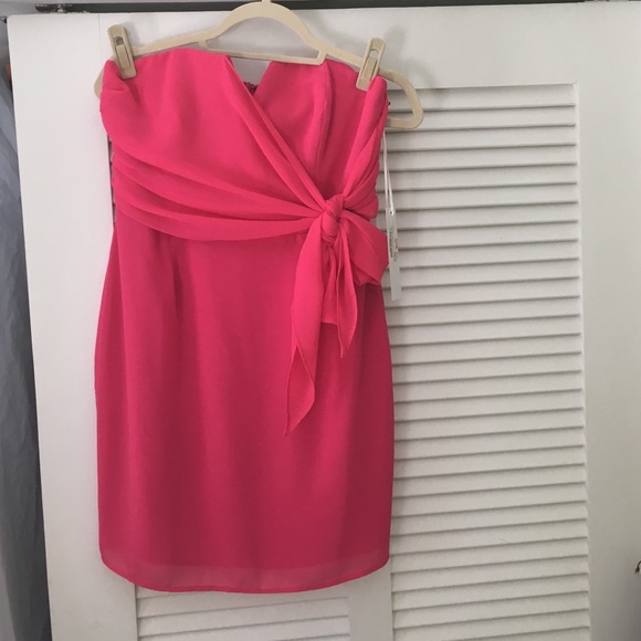 Hot Pink Short Dress Bevello