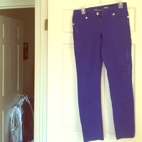 Sexy Sevens blue distressed jeans