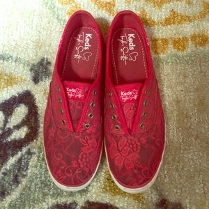 Taylor Swift Red Lace Keds