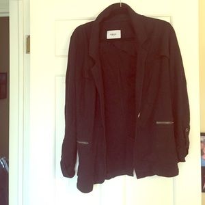 Hyden Yoo black cotton blazer