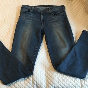 J Brand mid-rise skinny leg in Infinity