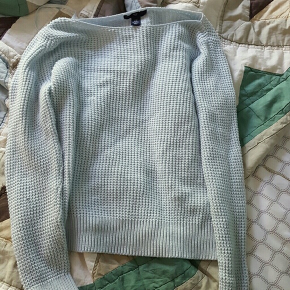 Light Blue Gap Knit Sweater