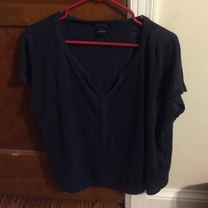 Navy blue top