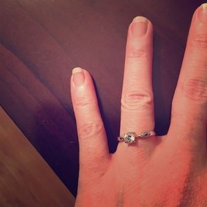 Cz wedding ring