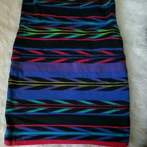 Abstract print pencil skirt!
