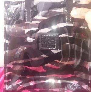 Dooney and Bourke clear zebra lunch bag