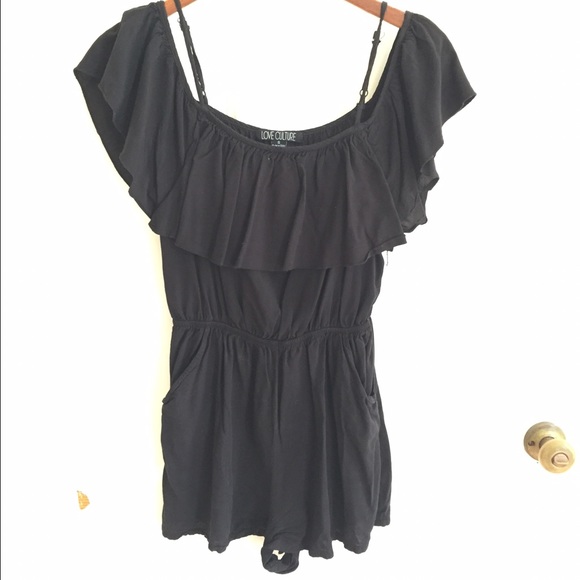 Black Romper in Small