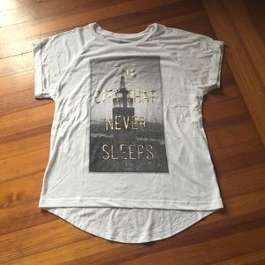 The City That Never Sleeps graphic t-shirt