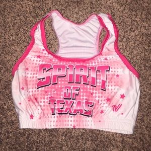 SPIRIT OF TEXAS SPORTS BRA💜💜