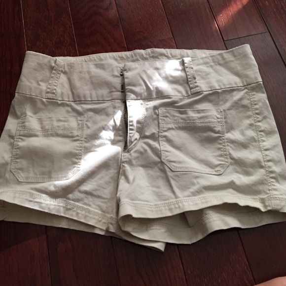 Cream colored shorts