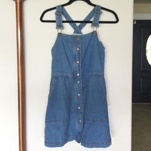 Bullhead denim overall dress