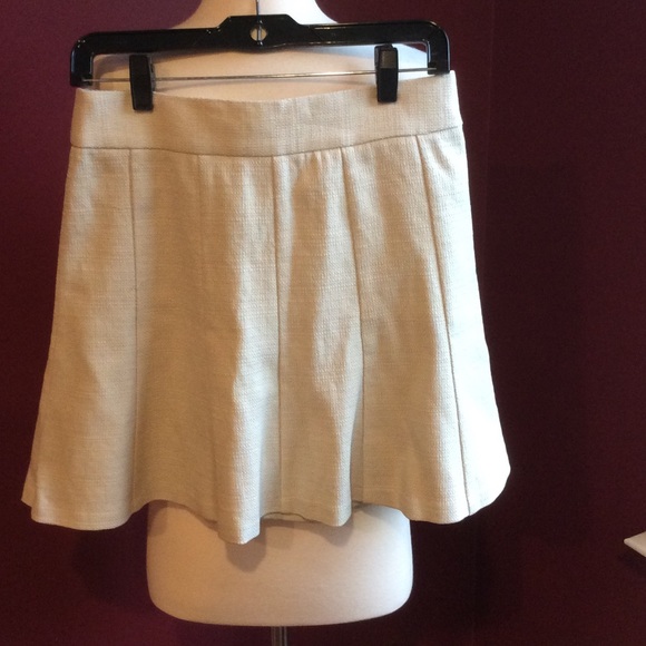 Banana republic basket weave fit & flare skirt