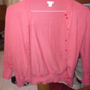 Pink cardigan