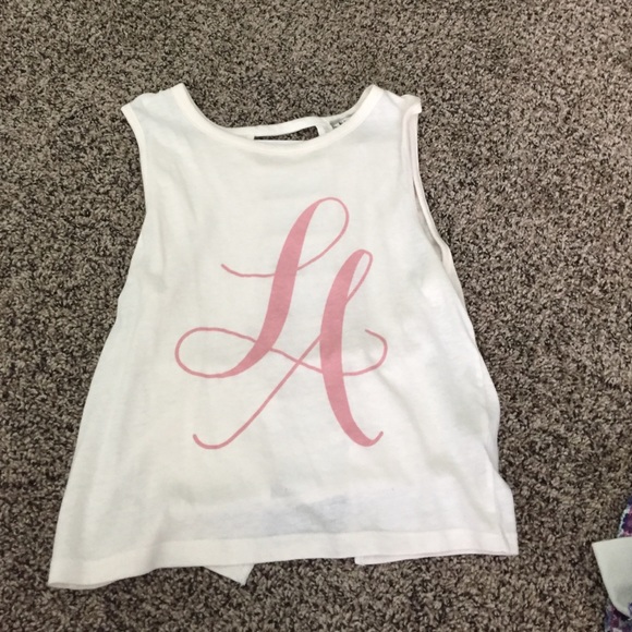 LA print tee