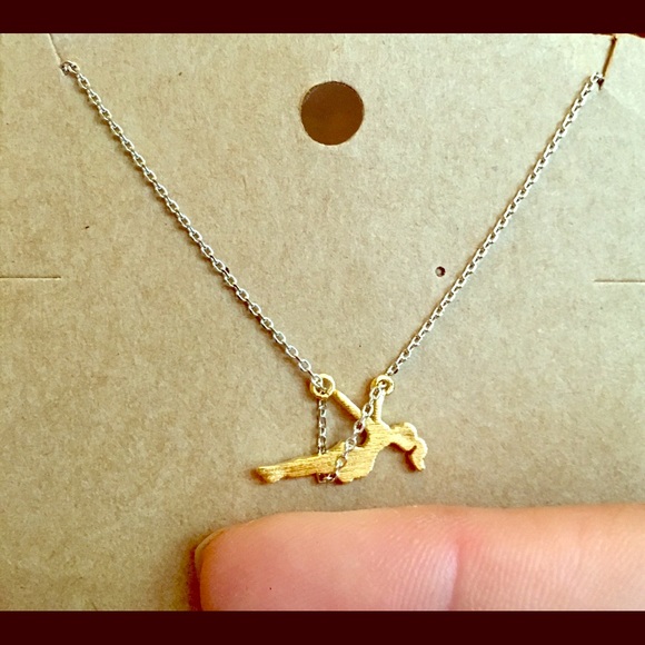 Dainty Swinging Girl Necklace