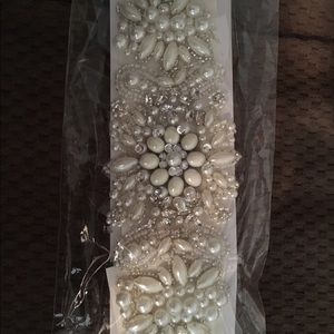 Wedding dress sash