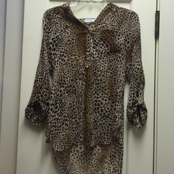 Cheetah blouse