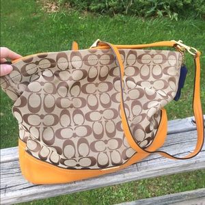 Large authentic Coach purse