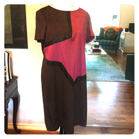 SALE! NWT faux suede shift dress 20 Jax