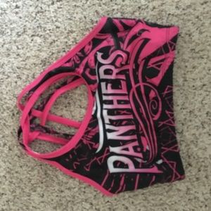 panthers sports bra